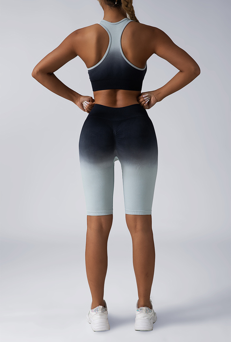 2 Piece Seamless Sport Bra High Waist Yoga Leggings Sets 2 Piece Seamless Sport Bra High Waist Yoga Leggings Sets - Image 14
