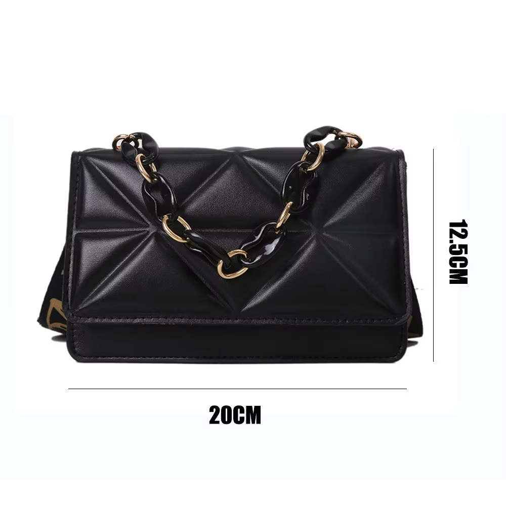 Fashion Women Shoulder Bag Handbags PU Leather Flap Bag Female Large Capacity Casual Crossobdy Clutch Fashion Women Shoulder Bag Handbags PU Leather Flap Bag Female Large Capacity Casual Crossobdy Clutch - Image 7