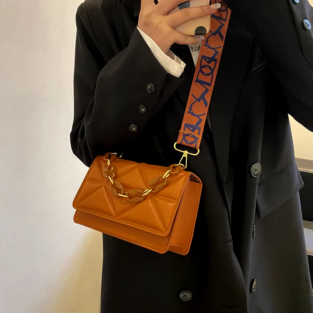 Fashion Women Shoulder Bag Handbags PU Leather Flap Bag Female Large Capacity Casual Crossobdy Clutch Fashion Women Shoulder Bag Handbags PU Leather Flap Bag Female Large Capacity Casual Crossobdy Clutch - Image 5