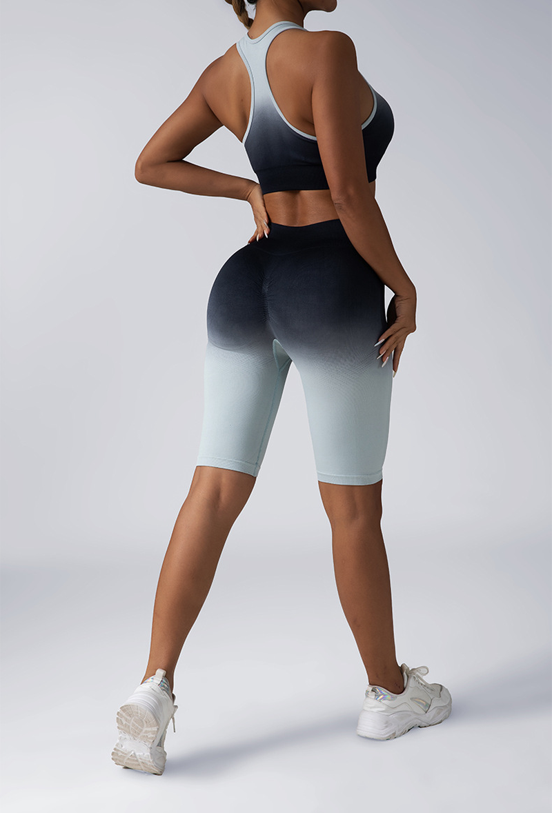 2 Piece Seamless Sport Bra High Waist Yoga Leggings Sets 2 Piece Seamless Sport Bra High Waist Yoga Leggings Sets - Image 16