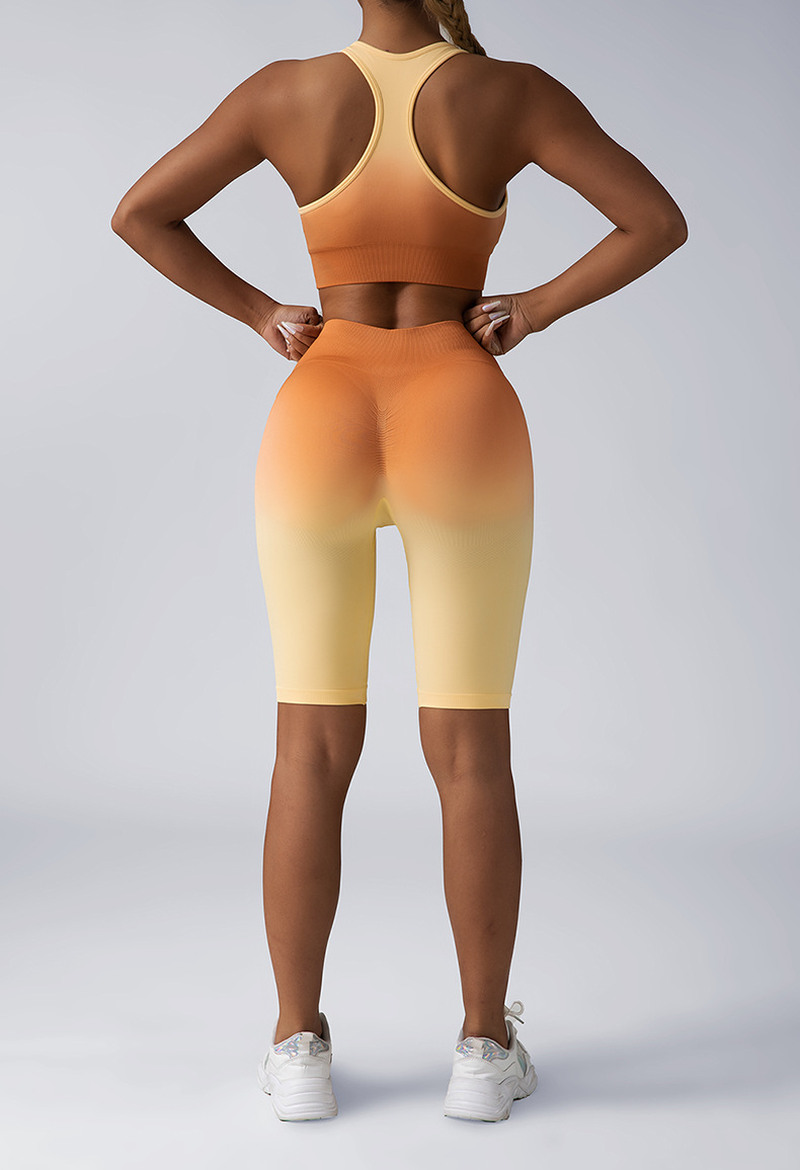 2 Piece Seamless Sport Bra High Waist Yoga Leggings Sets 2 Piece Seamless Sport Bra High Waist Yoga Leggings Sets - Image 9