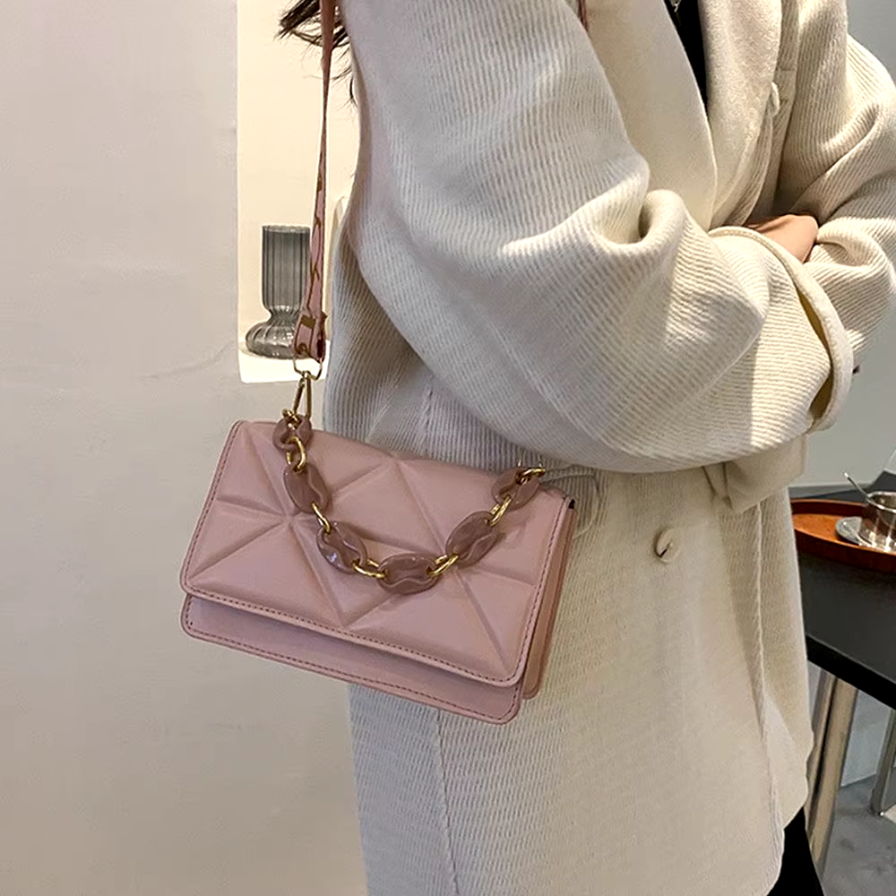 Fashion Women Shoulder Bag Handbags PU Leather Flap Bag Female Large Capacity Casual Crossobdy Clutch Fashion Women Shoulder Bag Handbags PU Leather Flap Bag Female Large Capacity Casual Crossobdy Clutch - Image 4
