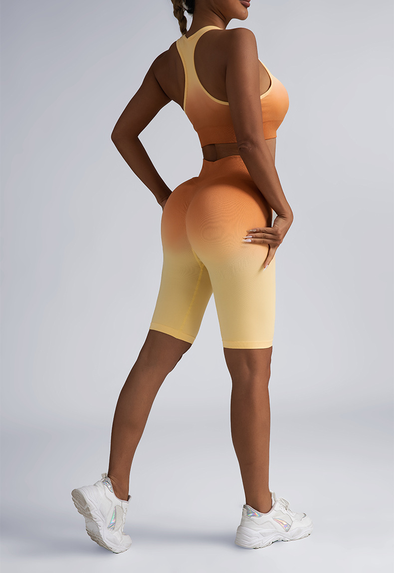 2 Piece Seamless Sport Bra High Waist Yoga Leggings Sets 2 Piece Seamless Sport Bra High Waist Yoga Leggings Sets - Image 8