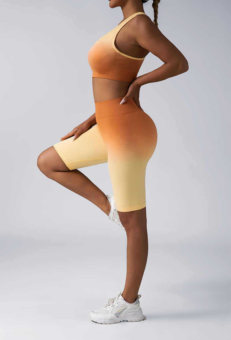 2 Piece Seamless Sport Bra High Waist Yoga Leggings Sets 2 Piece Seamless Sport Bra High Waist Yoga Leggings Sets - Image 7