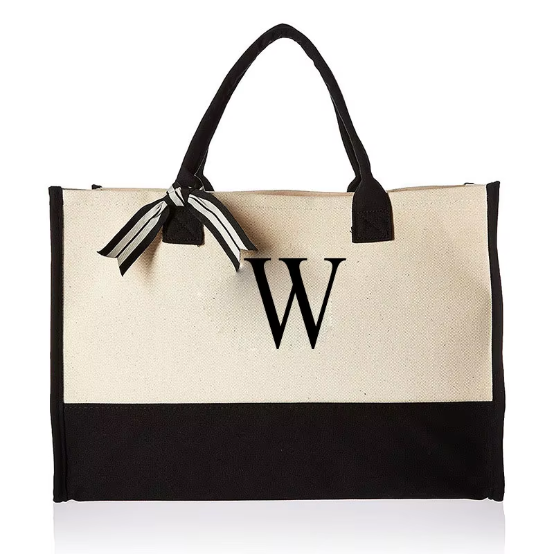 Tote Bag Fashion Canvas Totes Letters Flower Portable Beach Shoulder Shopping Casual Beach Bag Large Capacity Handbag Wholesale Tote Bag Fashion Canvas Totes Letters Flower Portable Beach Shoulder Shopping Casual Beach Bag Large Capacity Handbag Wholesale - Image 23