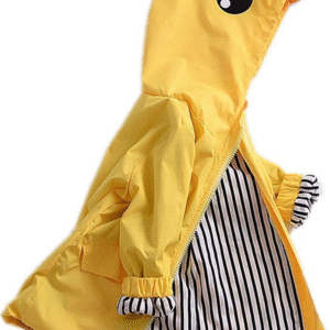 Toddler Baby Boy Girl Duck Rain Jacket Cute Cartoon Animal Raincoat Hoodie Kids Coat Fall Winter School Outfit
