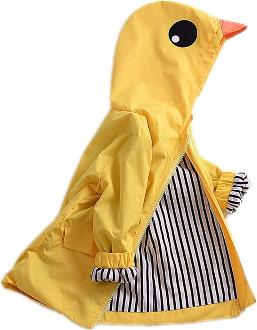 Toddler Baby Boy Girl Duck Rain Jacket Cute Cartoon Animal Raincoat Hoodie Kids Coat Fall Winter School Outfit Toddler Baby Boy Girl Duck Rain Jacket Cute Cartoon Animal Raincoat Hoodie Kids Coat Fall Winter School Outfit